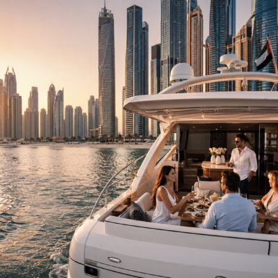 Rejs jachtem z posiłkiem - Dubai Marina / Dubai Harbour